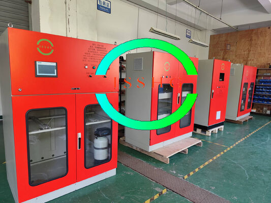 Large efficient sodium hypochlorite generator